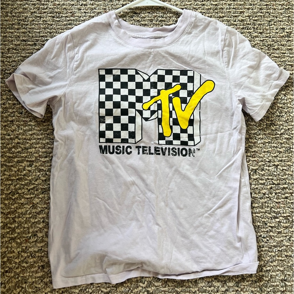 Vintage Light Purple MTV Baby Tee